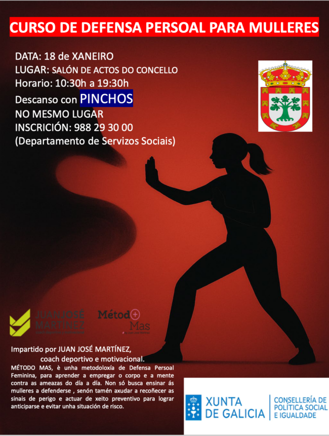 CURSO DE DEFENSA PERSOAL PARA MULLERES