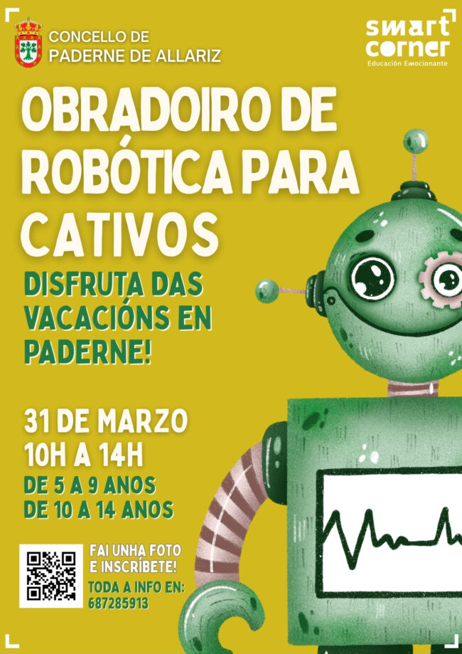 OBRADOIRO DE ROBÓTICA 31.03.26 EN PADERNE
